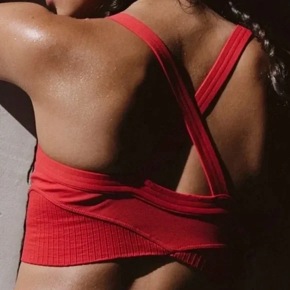 NWOT FP Movement Good Karma Super Plunge Bra - Picture 3 of 6